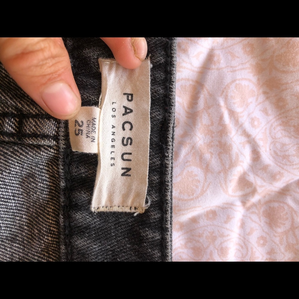 Black Pacsun Jean Skirt - Picture 3 of 3